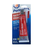 กาวทาปะเก็นซิลิโคลนทนความร้อน Permatex High-Temp Red RTV Silicone Gasket Maker - 26BR