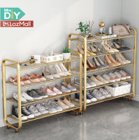 MRS.DIY ชั้นวางรองเท้าโครงเหล็ก HA16 ชั้นวางของอเนกประสงค์ ที่วางรองเท้าระบายอากาศ 3 ชั้น 4ชั้น