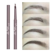 5 Colors Double Ended Eyebrow Pencil Waterproof Long Lasting Easy to Wear No Blooming Rotatable Triangle Eye Brow Pen Makeup NEW