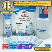 Combo nasal cool 1x6 pack salt nose spray bottle nasal salt box 25 pack km