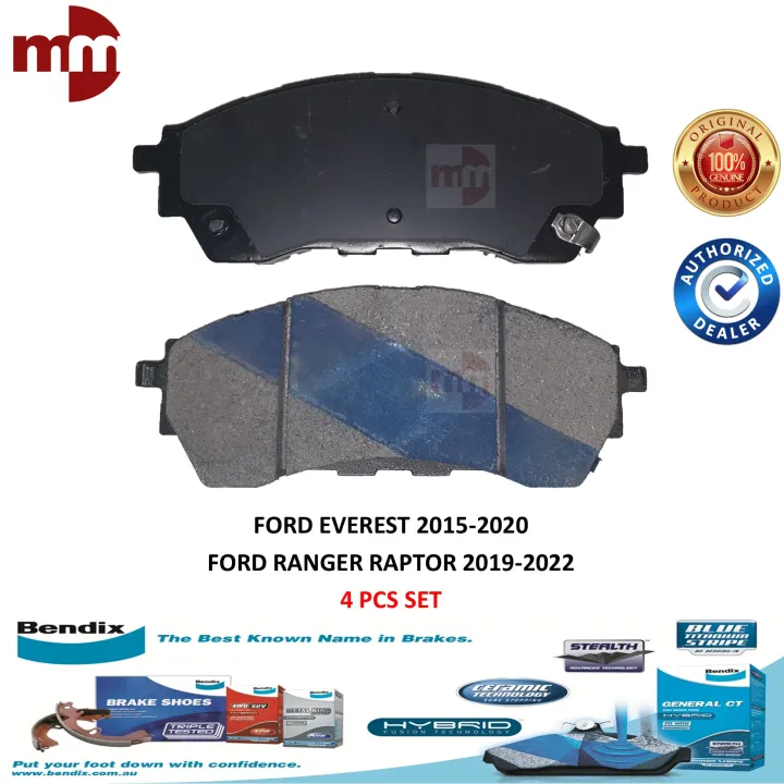 BENDIX GCT Brake Pads for FORD EVEREST 2015-2020 / FORD RANGER RAPTOR