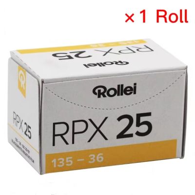 1-10ม้วน Rollei Rpx 25 135 35มม. การรับแสง/ม้วนสำหรับวันที่สีดำ: สีขาว (หมดอายุ M35ลบกล้อง36ฟิล์มโกดักและ