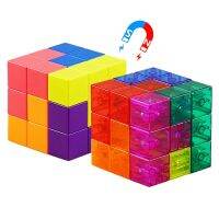 ✢ YJ Magnetic Cube Building Blocks Magic Cube Puzzle Speed Cube with 54pcs Guide Cards