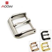 ✙△► 2 pcs 316L สแตนเลสนาฬิกา Clasp 12mm 14mm 16mm 18mm 20mm 22mm Pin Buckle โลหะ Clasp นาฬิกาอุปกรณ์ซ่อมเงินสีดำ