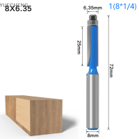 YUECHENG ดอกเราเตอร์ก้านขนาด8มม. 1/4ชิ้นสำหรับงานไม้
