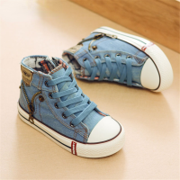 2021 Canvas Children Shoes Sport Breathable Boys Sneakers Brand Kids Shoes for Girls Jeans Denim Casual Child Flat Boots