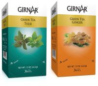 Girnar Green Tea with Tulsi (36 Tea Bags) + Girnar Green Tea Ginger (36 Tea Bags)