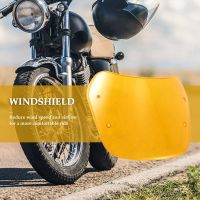 1Set Motorcycle Windshield Headlight Wind Deflector Windscreen Universal for