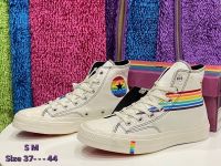 Rainbow รองเท้าผ้าใบหุ้มข้อ Convers Limited edition รุ่นหายากน่าสะสม สินค้าพร้อมส่ง