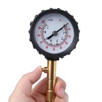 Integrated Tire Pressure Gauge Heavy Duty Tire Inflator Easy Read Tire Pressure Measuring Instrument for Cars Motorcycle