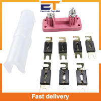 【Ready Stock】Fork Bolt Car Audio Modified Fuse Sheet Fuse Holder Kit With Cover Blade Plug Type Fuse 60A 80A 100A 150A 200A 250A 300A