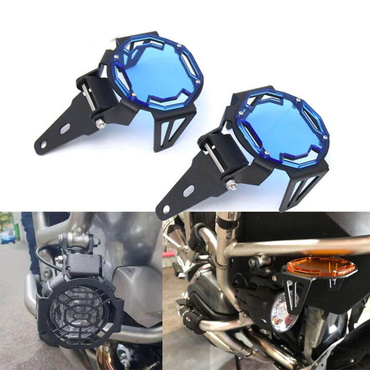 Slider Paraurti Universali Per Moto BMW GS - Protezione In Alluminio Per R1250GS, R1200GS, F850GS (Blu) - Foto 4