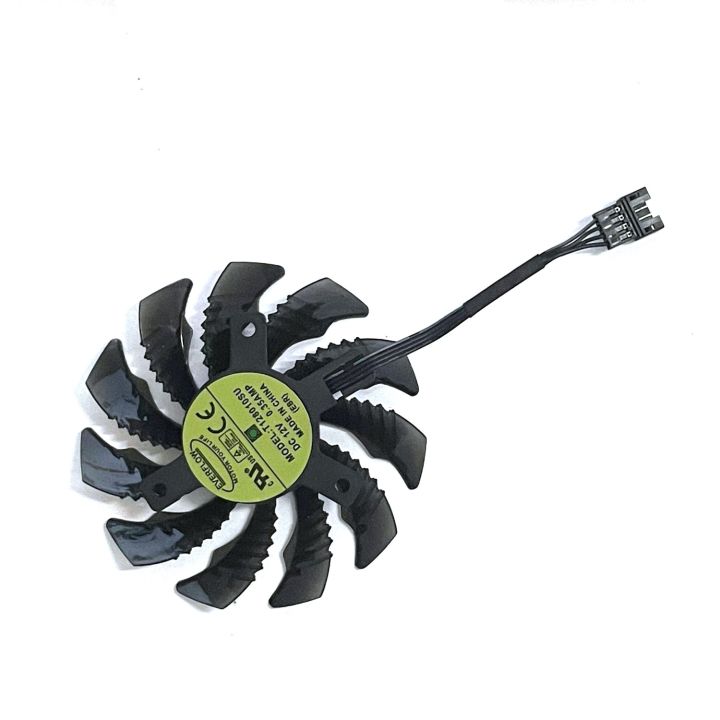 t128010su-75มม-4pin-dc-12v-0-35a-พัดลมทำความเย็นสำหรับ-gigabyte-gtx-1080-ti-gtx-1070-g1-aorus-gtx-1060-1060-gtx-980พัดลมระบายความร้อน-cpu