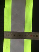 10cm Width Reflective Strips Wide Webbing Ribbon for Cloth Sewing Tape Reflection Warning Material Safety Cones Tape