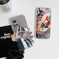 Chainsaw Man เคส Realme GT Neo 3 3T เคสโทรศัพท์ Transparent 2022 ต้นฉบับการออกแบบใหม่สำหรับ boy and girl กล้องป้องกันเต็มรูปแบบ Soft ซิลิโคนกันกระแทก Cover