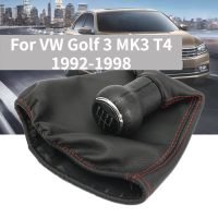 【hot】✶♚  5 Speed Shifter Knobs Lever 3 MK3 T4 1992-1998  Gaitor Boot Stitching Type Shift Knob Cover