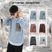 ZEROBOY - STRIPED SWEATER “ สเวตเตอร์ลายทาง “