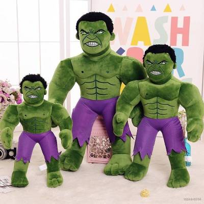 St1 Marvel The Avengers Hulk หมอนตุ๊กตายัดไส้ ของเล่นสําหรับเด็ก ตกแต่งบ้าน