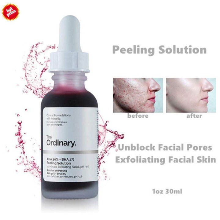 2022New The Ordinary AHA 30 + BHA 2 Peeling Solution Exfoliating Mask