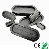 【CW】 1/10pcs/lot Oval Rubber wire grommet gasket clamp Electric box inlet outlet Seal ring Dust plug 22mm 25mm 30mm cable protector