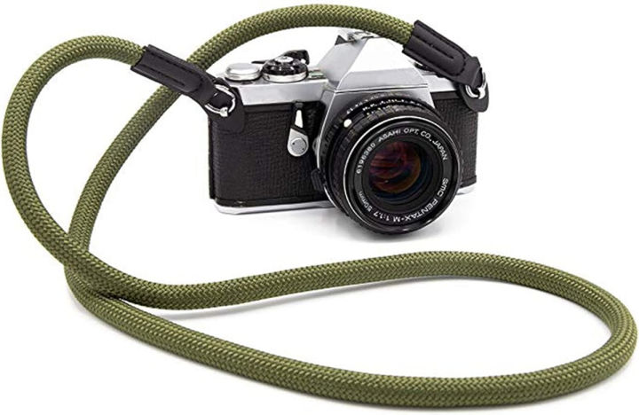 eorefo-camera-strap-vintage-100cm-nylon-climbing-rope-camera-neck-shoulder-strap-for-micro-single-and-dslr-camera-army-green