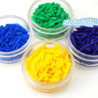 ทันตกรรมทิ้งเวดจ์พลาสติก4สีกับ400ชิ้น