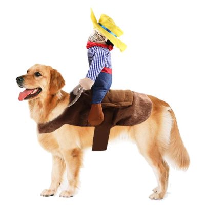 ชุดสุนัข เสื้อสุนัข คาวบอย ไรเดอร์ ชุดคอสเพลย์ เเฟนซี เครื่องแต่งกายสัตว์เลี้ยง สำหรับสัตว์เลี้ยง ชุดหมา ชุดเเมว Pet Costume Cowboy มี2ขนาด Petitz