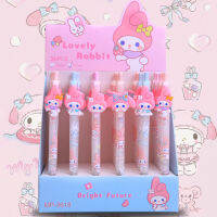 Sanrio Melody Movable Lápis, Desenho, Pintura, Estudantes,การบ้าน,Atacado, Papelaria Kawaii,Mecânica,36ชิ้น