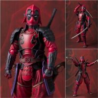 ∏❏ Bandai Meishou Movie Realization Marvel KABUKIMONO Deadpool Action Figure B17Q