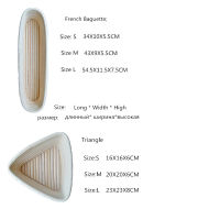 SHENHONG Various Shapes Fermentation Rattan Basket Country Bread Baguette Dough Banneton Brotform Proofing Proving Baskets