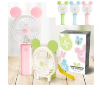 ราคาถูก พัดลมพกพาสะดวก พัดลมการ์ตูน Handy Mini Fan ส่งฟรี