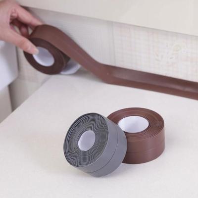 Waterproof Sealing Tape Bathroom Kitchen Sealing Strip Shower Sink Bath Sealer PVC Self Adhesive Sealant Tape Wall Sticker 3.2M Adhesives  Tape