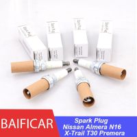 Baificar 4 Pcs Spark Plug 22401 8H515 For Nissan Armada Almera N16 V10 Primera P12 WP12 X TRAIL T30 Patrol Hyundai Kia Sorento