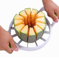 Large Kitchen Practical Tools Creative Watermelon Slicer Melon Cutter Knife 410 Stainless Steel Fruit Cutting Slicer