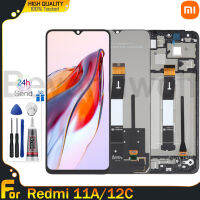 Beyondwolf ต้นฉบับสำหรับ Xiaomi Redmi 11A/Redmi 12C จอแสดงผล LCD แบบสัมผัสหน้าจอชุดดิจิไทเซอร์พร้อมเฟรมสำหรับ Xiaomi Redmi กลาง11A 22120RN86C 12C 22120RN86G 22120RN86l 22126RN91Y LCD อะไหล่ทดแทน