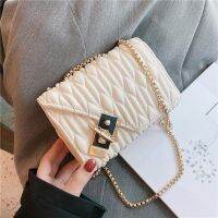 ◎✳ Ling female BaoChao embroider line bag 2022 new web celebrity fashion chain bread joker ins inclined shoulder