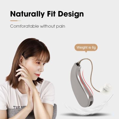 ZZOOI New Hearing Aid Invisible Wireless Intelligent Digital Noise Reduction Sound Audio Amplifier For Any Ear Deaf-Aids
