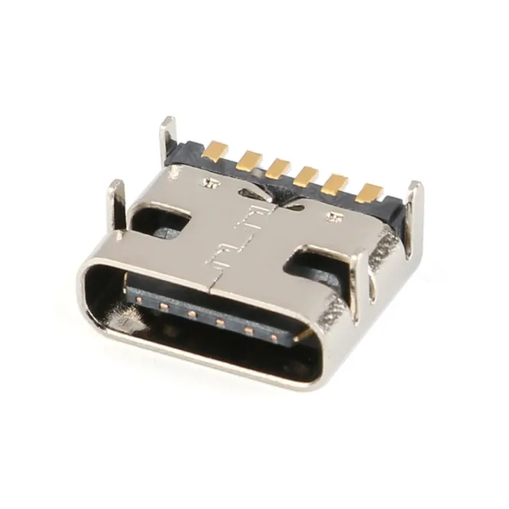 20-10-5pcs-6-pin-smt-socket-connector-micro-usb-type-c-3-1-female-placement-smd-dip-for-pcb-design-diy-high-current-charging