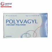 Viên Đặt Polyvagyl Hộp 10 Viên hỗ trợ Viêm Nhiễm Phụ Khoa nấm âm đạo  hỗ