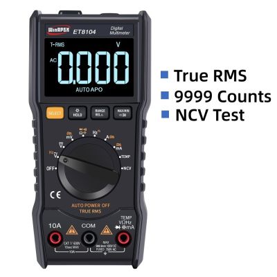 【CW】✷✈✁  WINAPEX ET8104 9999 Counts Digital Multimeter Accuracy Continuity AC/DC Voltage Current Capacitance Resistance