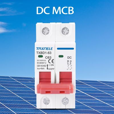 【LZ】✟  2P DC 1000V Solar Mini interruptor de bateria 6A 10A 16A 20A 25A 32A 40A 50A 63A DC MCB do disjuntor para o sistema fotovoltaico fotovoltaico