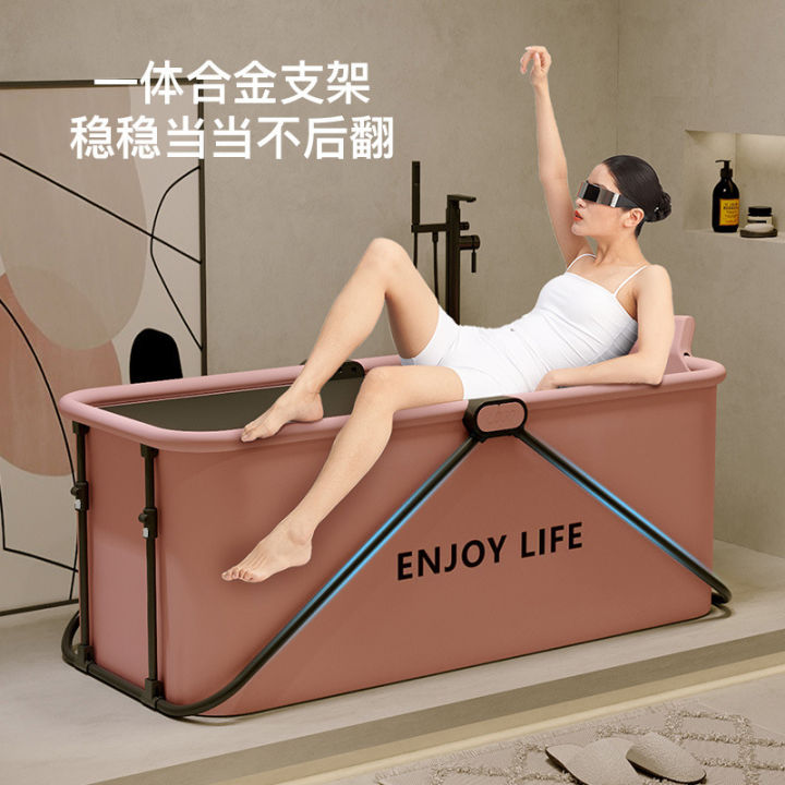 spot-parcel-post-bath-barrel-household-sweat-steaming-medicine-bath-portable-models-folding-bathtub-children-thickened-bath-baby-bath-bath-bucket