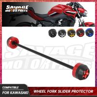 ▲♟❈ Front Wheel Axle Fork Crash Slider For KAWASAKI Z900/RS Z650 Z1000 Z800 Z750 NINJA 1000 650 VERSYS Motorcycle Pads Protector