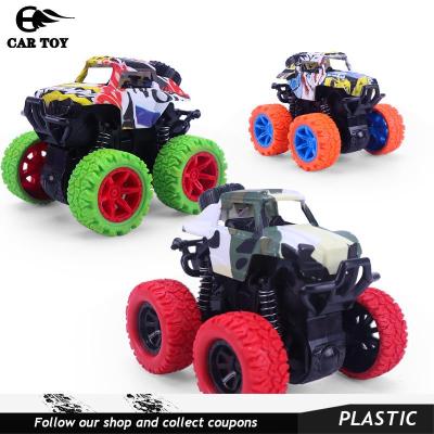 CAR TOYS Random 1PC 1:32 Monster Trucks Toy Cars For Boys Pull Back Powered Push And Go Vehicle Toys Birthday Gifts Drop-resistant Multi-color Graffit