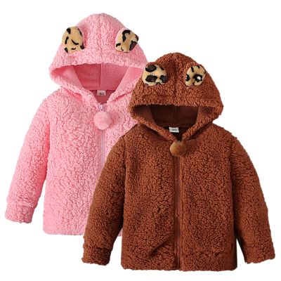 （Good baby store） Infant Baby Boys Girls Warm Sweater Fleece Windproof Winter Coat Thicken Hoodie Warm And Soft Outwear Coat Baby Jacket