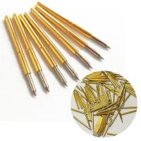 100Pcs Test Probe Pogo Pin P75-b1 Dia 1.02Mm 100G Cusp Spear Gold Plated สำหรับเครื่องมือทดสอบ