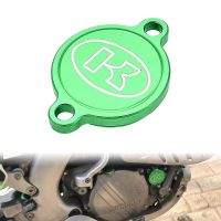 【JH】Motorcycle Billet Oil Filter Cover Cap For Kawasaki KX 250F KX250F KXF250 2005-2016 2017 2018 2019 2020 MX Enduro Dirt Pit Bike