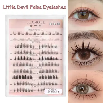 Anime Fairy False Eyelashes Cos Handmade False Eye Lashes Little Devil Big  Eyes