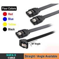 5 pc SATA 3 III 3.0 Data Cable 6Gbps For HDD SSD with Angle and Lead Clip