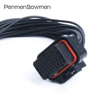 ∋ 34 Pin TE AMP Auto ECU Electrical Female Straight PCB Socket Wire-To-Board Connector Wire Harness Plug 4-1437290-0